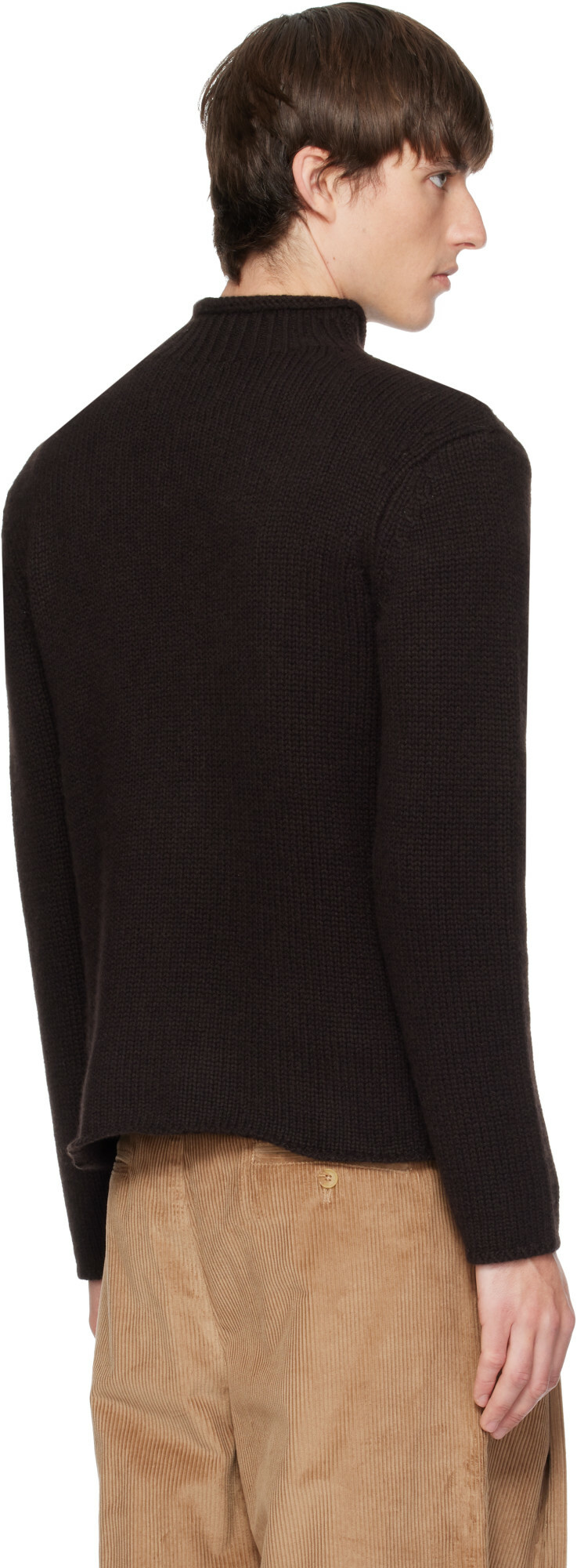 LISA YANG Brown Sylvan Sweater