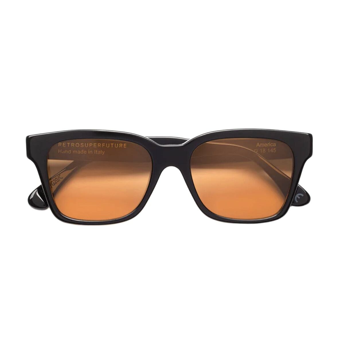 RETROSUPERFUTURE America Refined Black Sunglasses