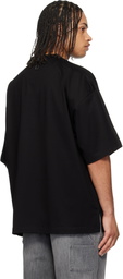 WOOYOUNGMI Black Cotton Over Size T-shirt