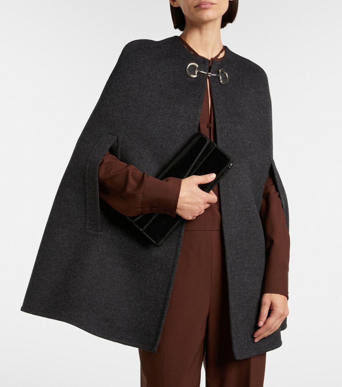 Gucci Caban Horsebit wool cape
