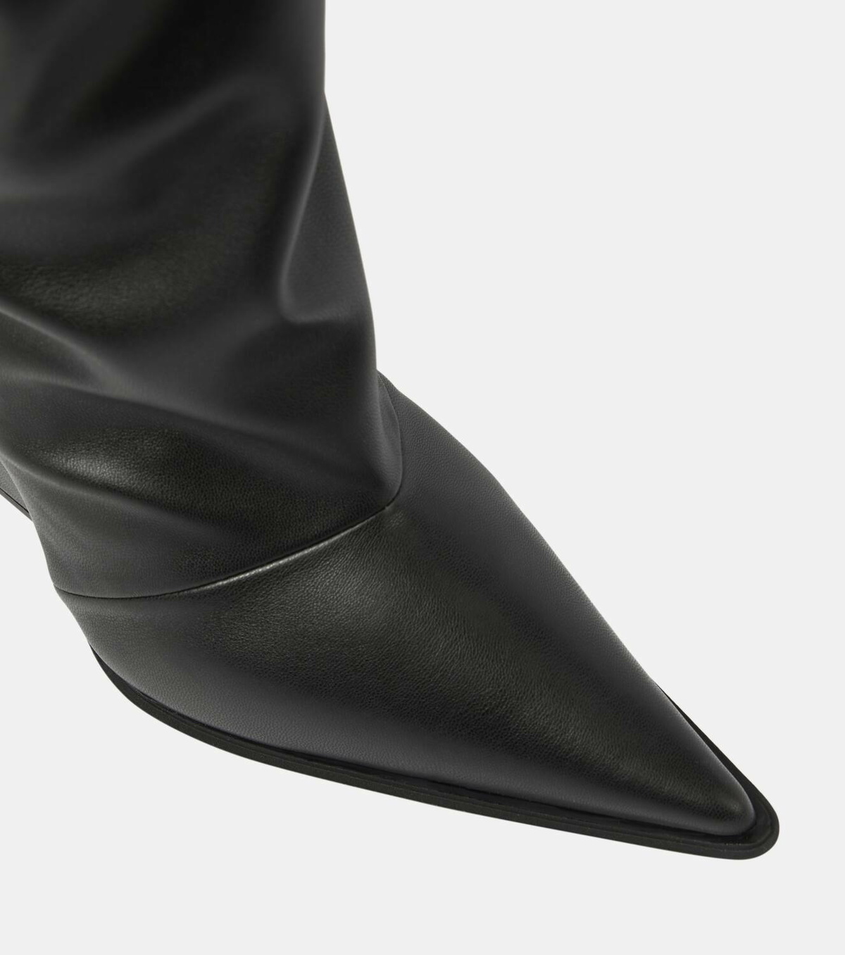 Alexandre Vauthier Faux leather knee-high boots