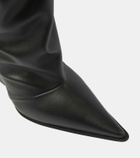 Alexandre Vauthier Faux leather knee-high boots