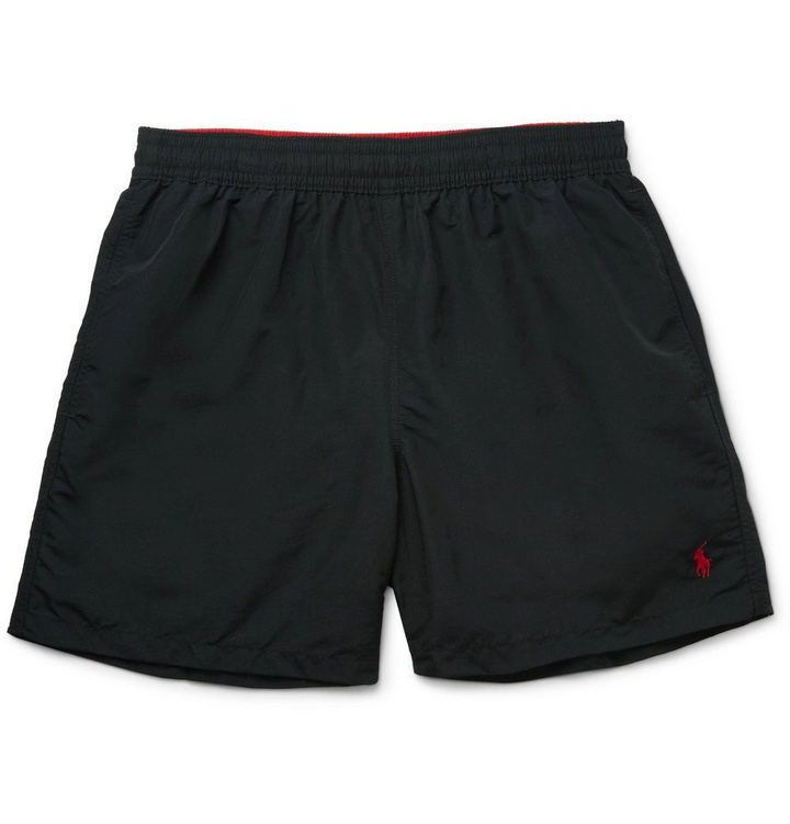 Photo: Polo Ralph Lauren - Traveler Mid-Length Swim Shorts - Men - Black