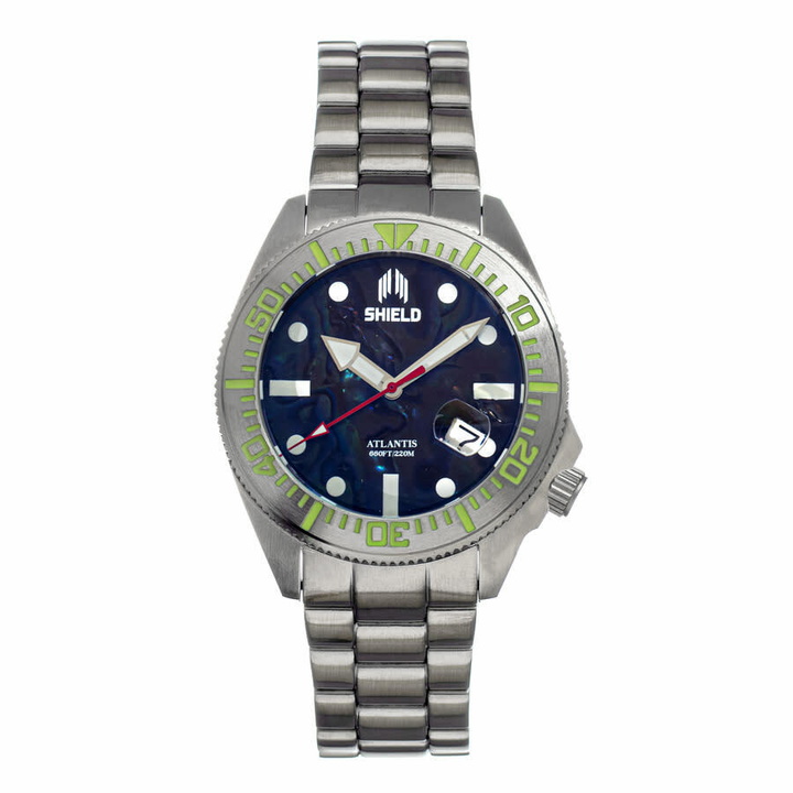 Photo: Shield Atlantis Automatic Black Dial Mens Watch SLDSH108-2