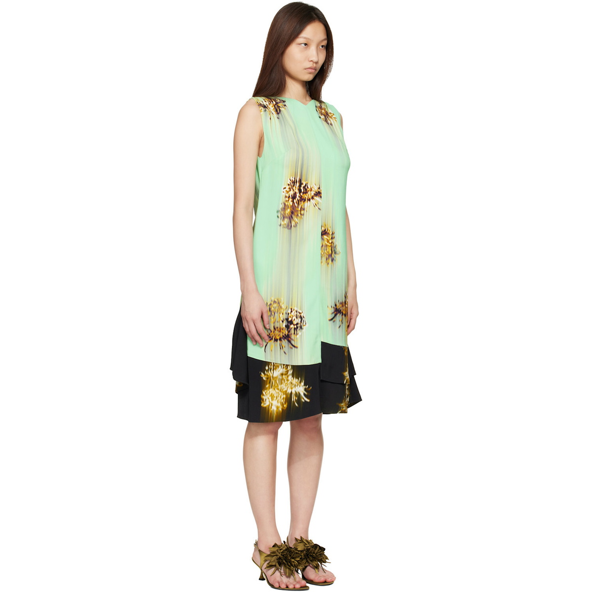 Proenza Schouler Green Rhetta Midi Dress