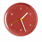 HAY Jasper Morrison Wall Clock in Red 