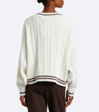 The Upside Millie cable-knit cotton sweater