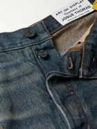 Gallery Dept. - Starr 5001 Straight-Leg Paint-Splattered Distressed Jeans - Black