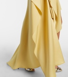 Taller Marmo Trebbia asymmetric crêpe cady kaftan