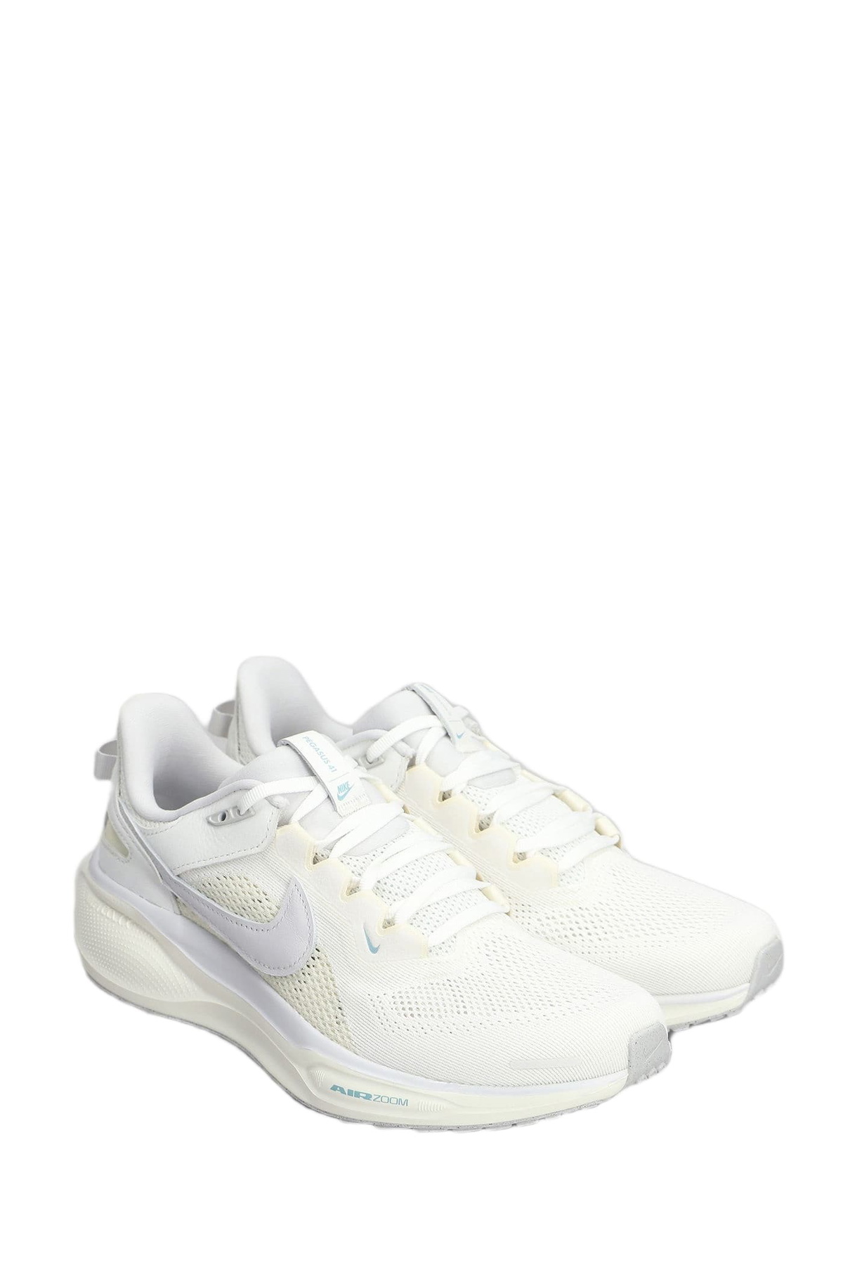 Nike Air Zoom Pegasus 41 Sneakers In White Leather And Fabric