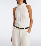 Lisa Yang Serafine cable-knit cashmere top