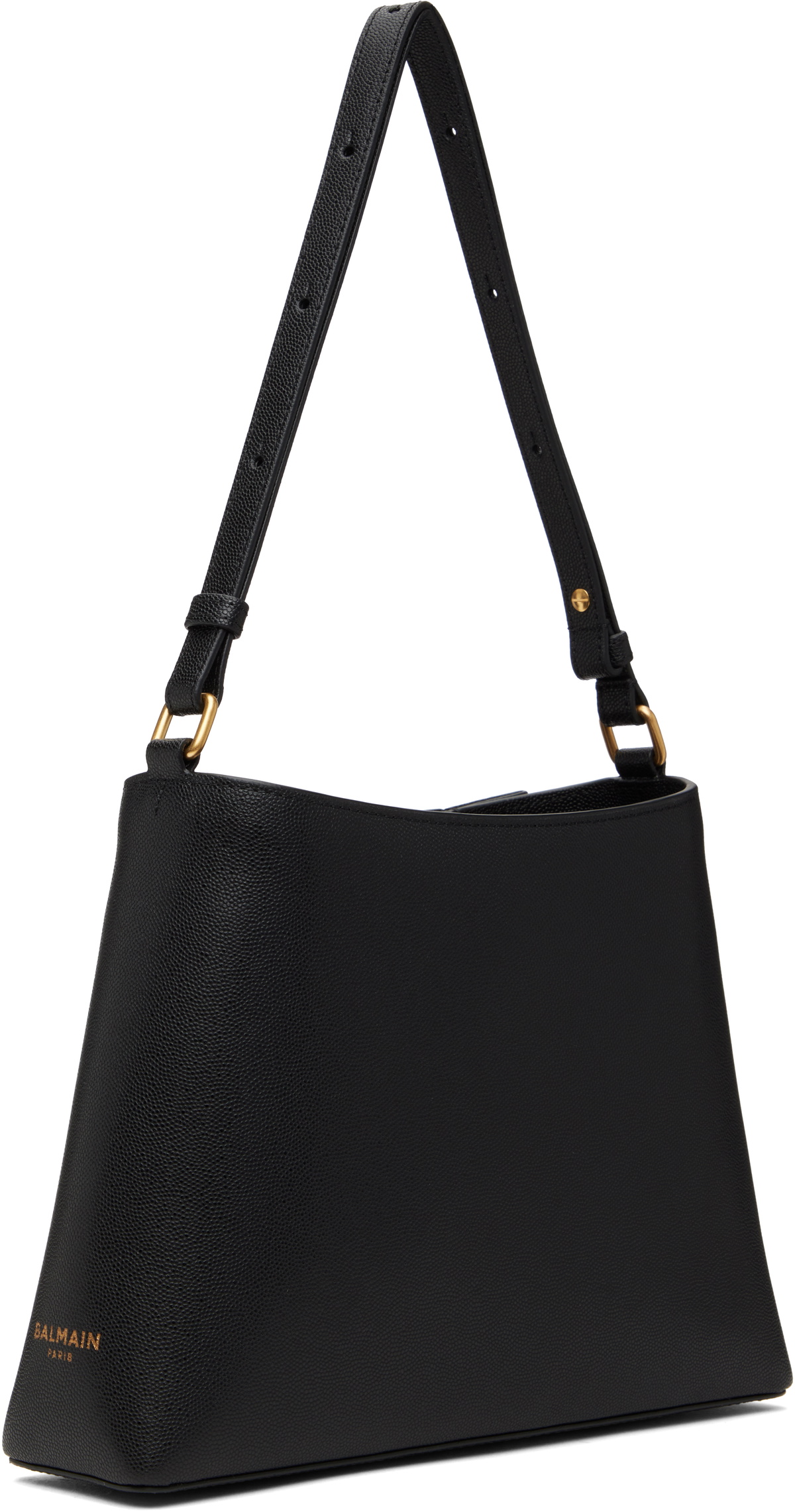 Balmain Black Emblème Shoulder Bag