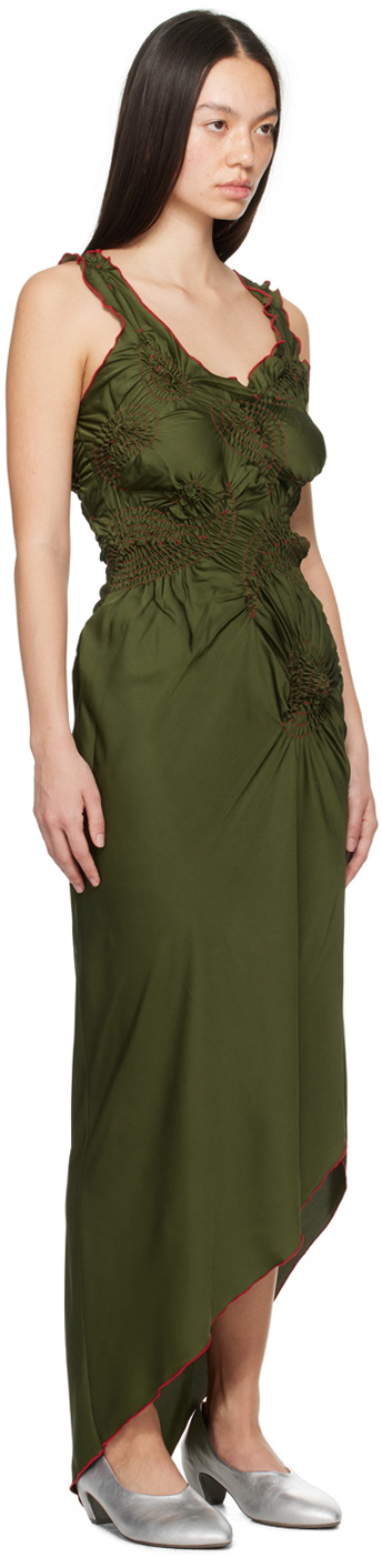 J.Kim Khaki Markiza Midi Dress