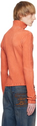 MISBHV Orange Half-Zip Sweater