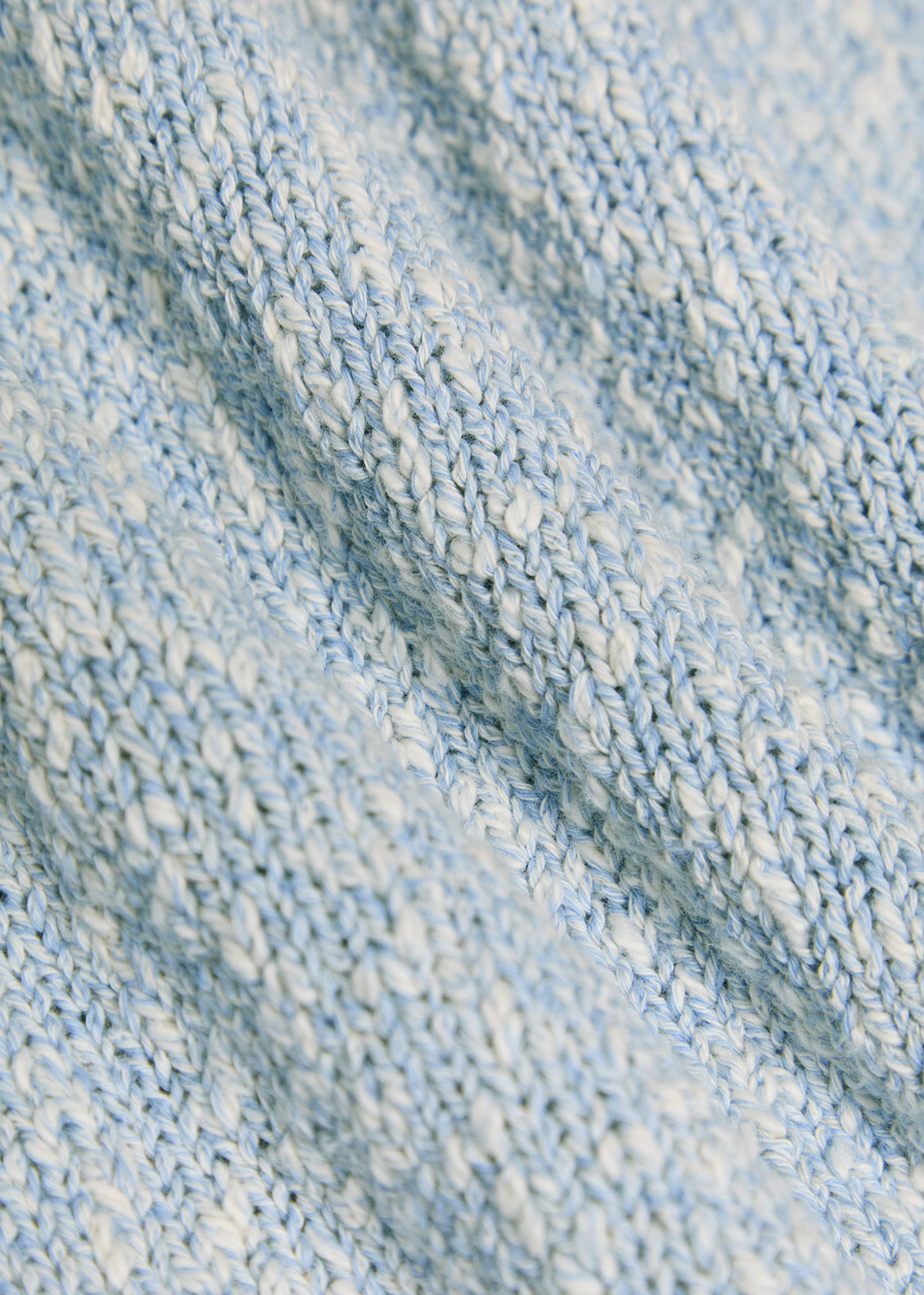 Slowear Crew-neck Cotton-knit Jumper Light Blue