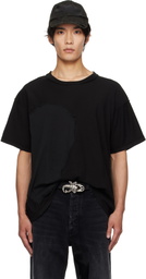 ALEXANDER DIGENOVA Black Scrap Inside Out T-shirt