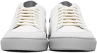 Axel Arigato SSENSE Exclusive White & Blue Clean 90 Triple Sneakers