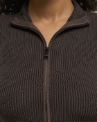 Daily Paper KNITTED MONOGRAM CARDIGAN Brown Womens Zippers & Cardigan