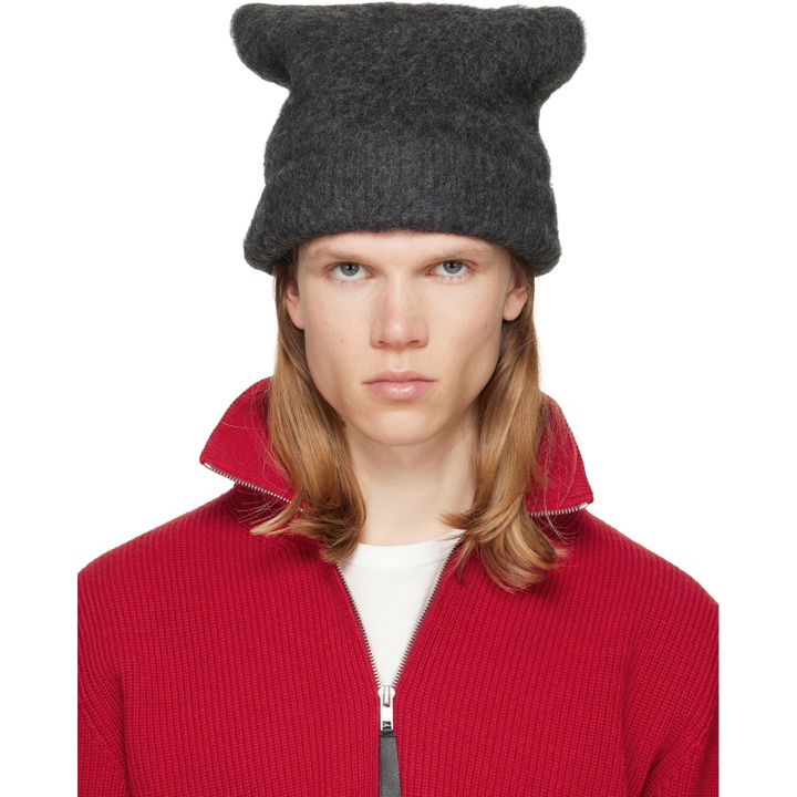Photo: Maison Margiela Gray Wool Beanie