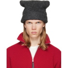 Maison Margiela Gray Wool Beanie