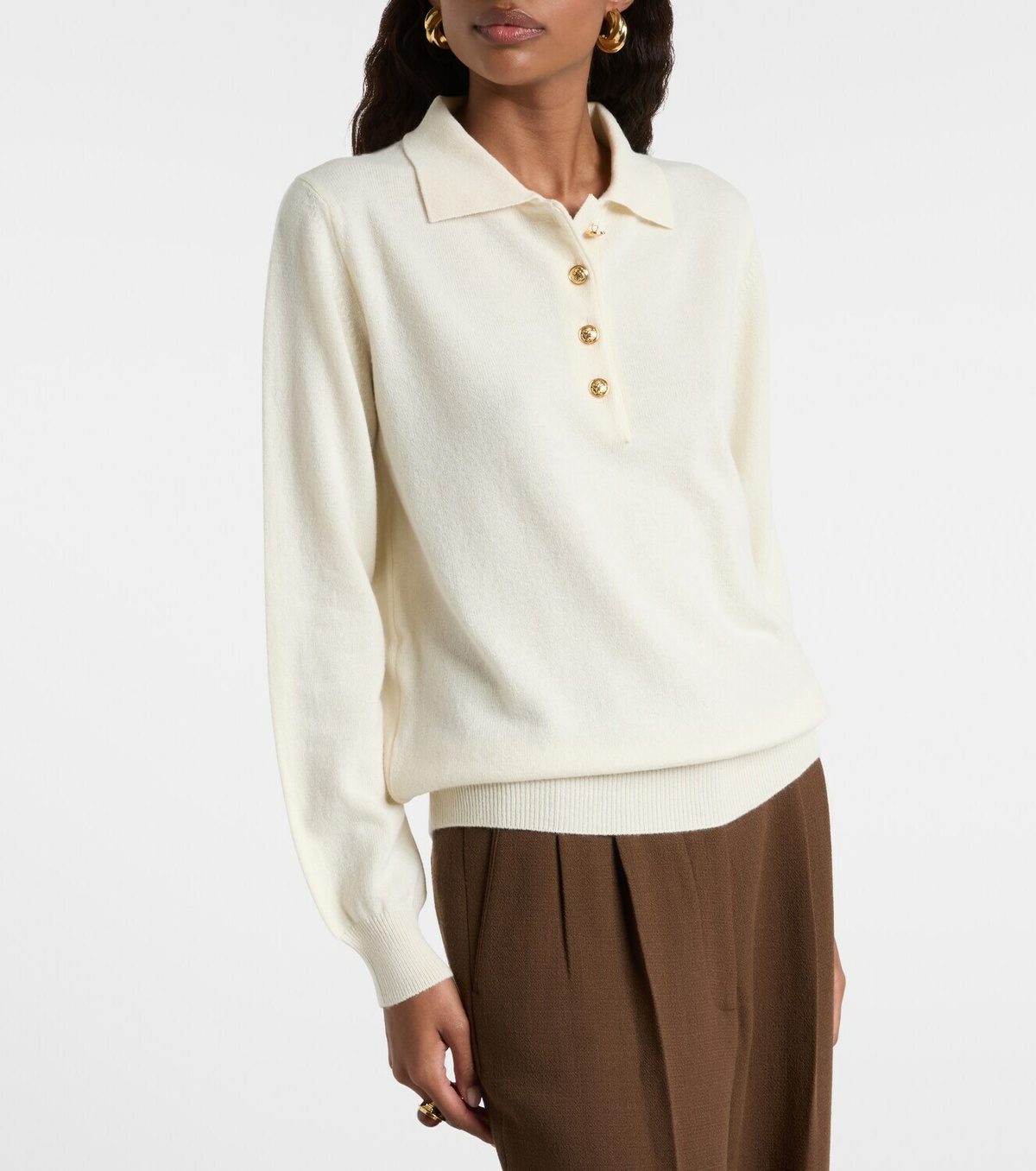 Blazé Milano Highland wool and cashmere polo sweater