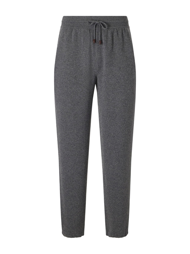 Photo: Loro Piana - Merano Tapered Cashmere Trousers - Gray