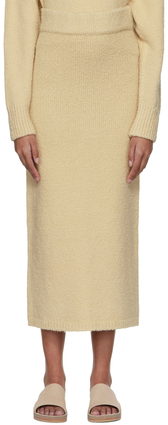 Missing You Already Beige Cotton Maxi Skirt