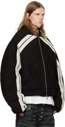 Rivington Roi Rebis Black Trappist Bomber Jacket