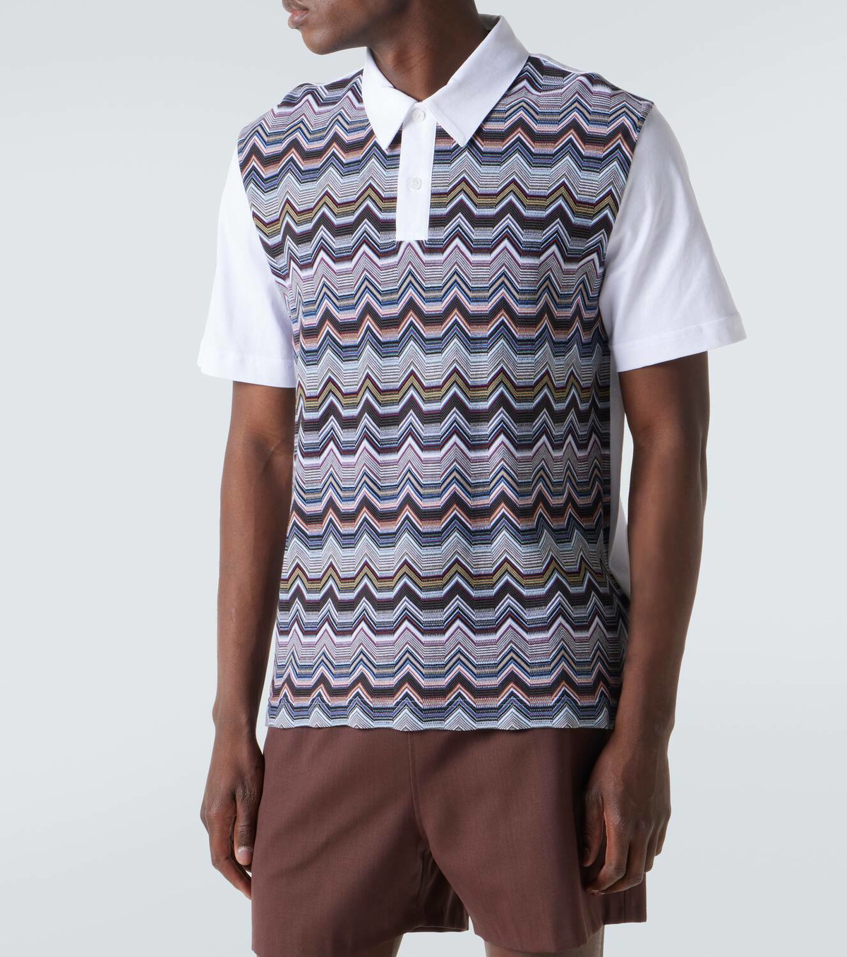 Missoni Zigzag cotton polo shirt