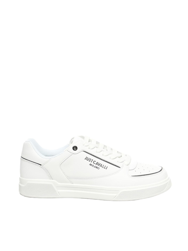 Photo: Just Cavalli Leather Logo Sneaker