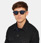 Cutler and Gross - Round-Frame Acetate Sunglasses - Black