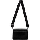 Versace Jeans Couture Black Patent Flap Bag