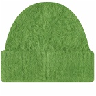 Acne Studios Men's Kameo Solid Brushed Beanie in Pear Green