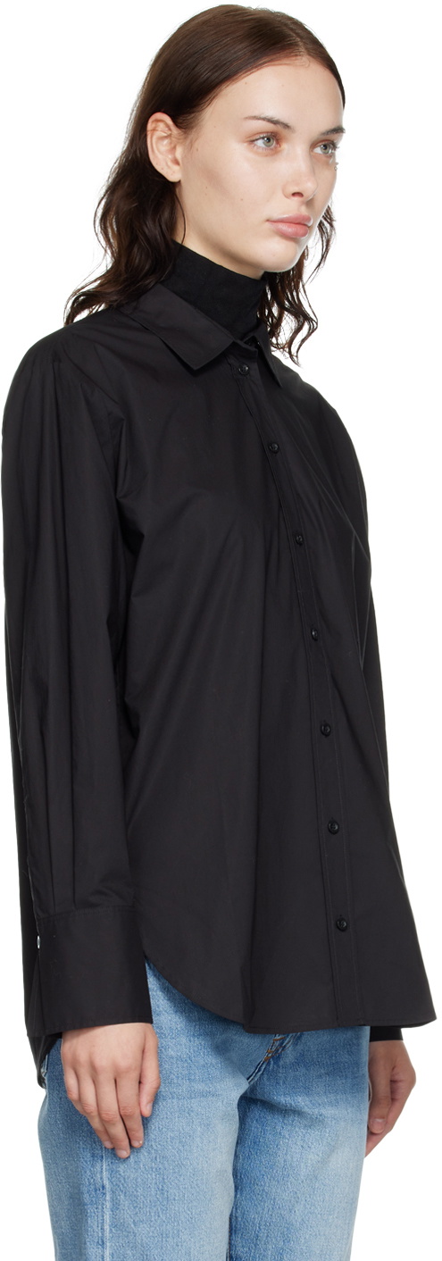 FRAME Black Button Up Shirt
