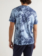 ERDEM - Peter Floral-Print Cotton-Jersey T-Shirt - Blue