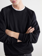 TOTEME - Cotton and Silk-Blend Jersey Sweater - Black