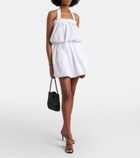 Patou Halterneck cotton minidress