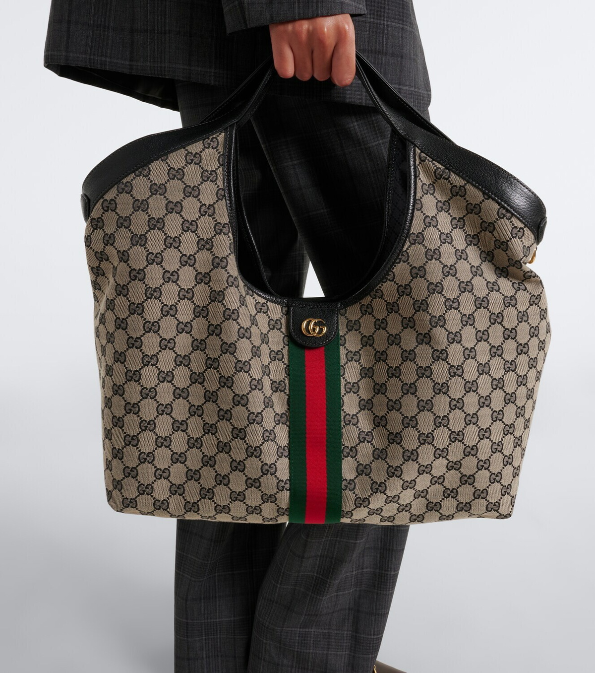 Gucci Gucci Giglio Large GG canvas tote bag