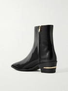 AMIRI - Glossed-Leather Chelsea Boots - Black