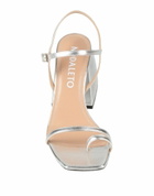 Nodaleto Womens Thong sandal in Silver