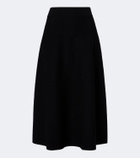 Max Mara Knitted A-line midi skirt