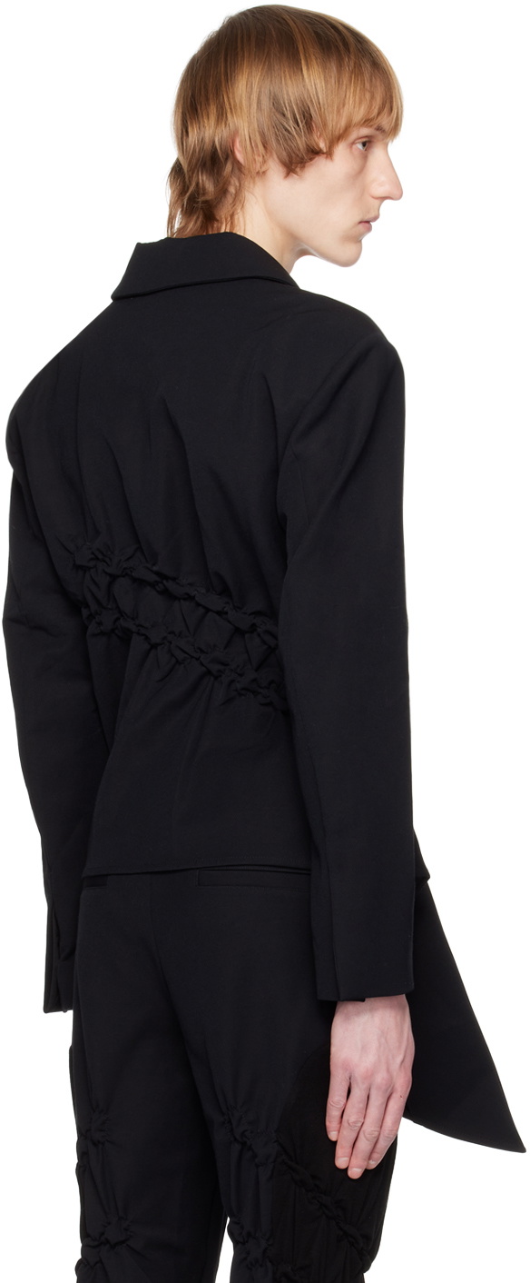 PONDER.ER Black Drip Spiral Blazer