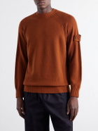 Stone Island - STONE ISLAND GHOST Cashmere Sweater - Orange
