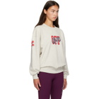 Off-White Gray 'Off' College Sweatshirt