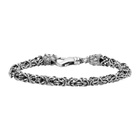 Emanuele Bicocchi Silver Small Byzantine Chain Bracelet