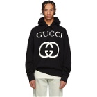 Gucci Black Logo Hoodie
