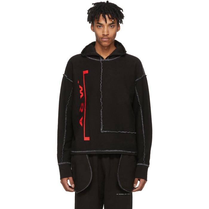Photo: A-Cold-Wall* Black Re-Aligned Hoodie 