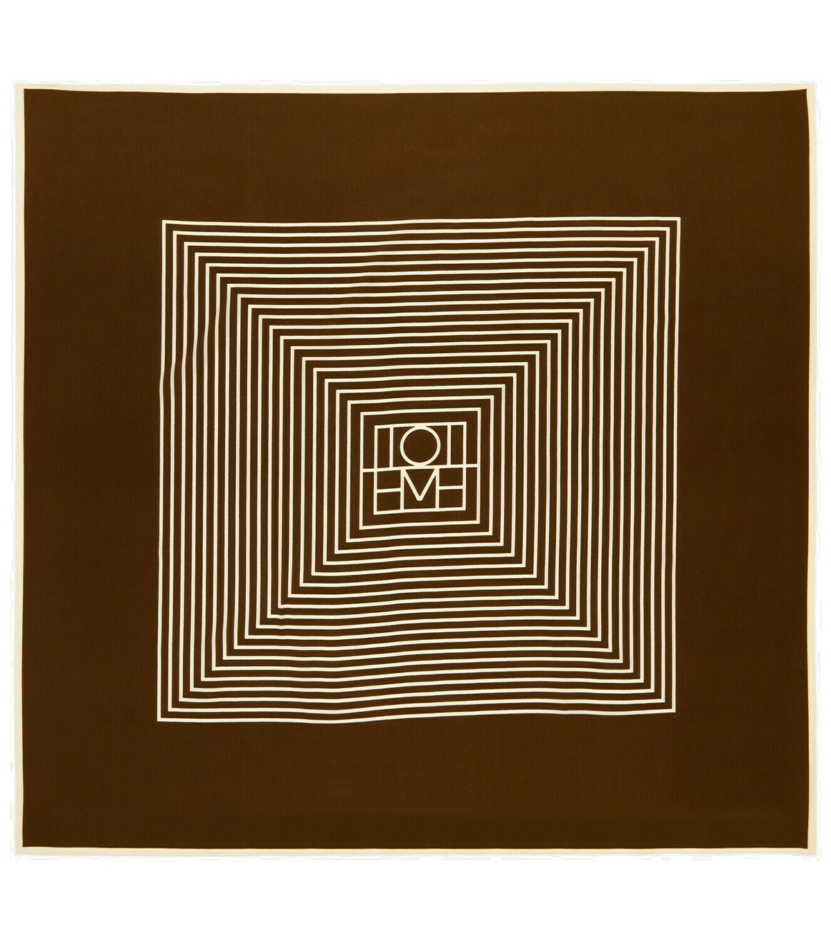 Toteme - Monogram silk scarf Toteme