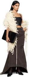 VAQUERA Brown Workwear Maxi Skirt