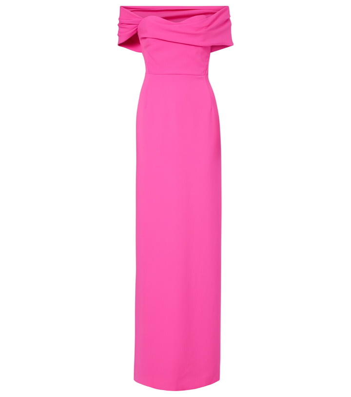 Photo: Carolina Herrera Sofia crêpe bustier gown